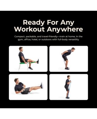 Strength Training Resistance Band Combo, 10-75LBs