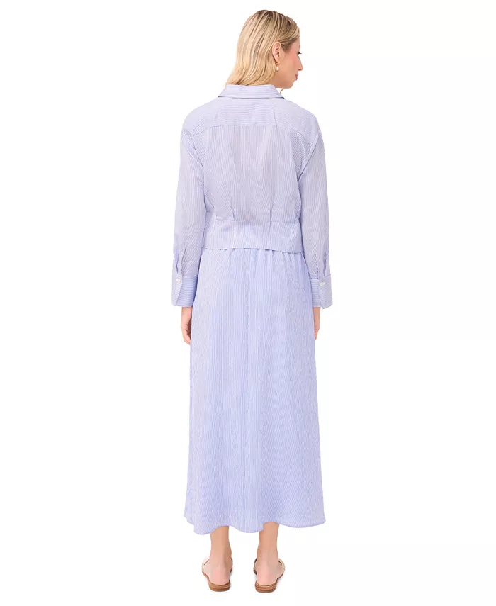 Women's Elastic Waist Flowy Maxi Skirt - thumbnail 5