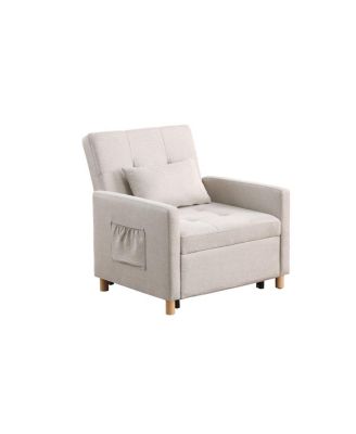 Convertible Sleeper Sofa Chair Bed with Pillow