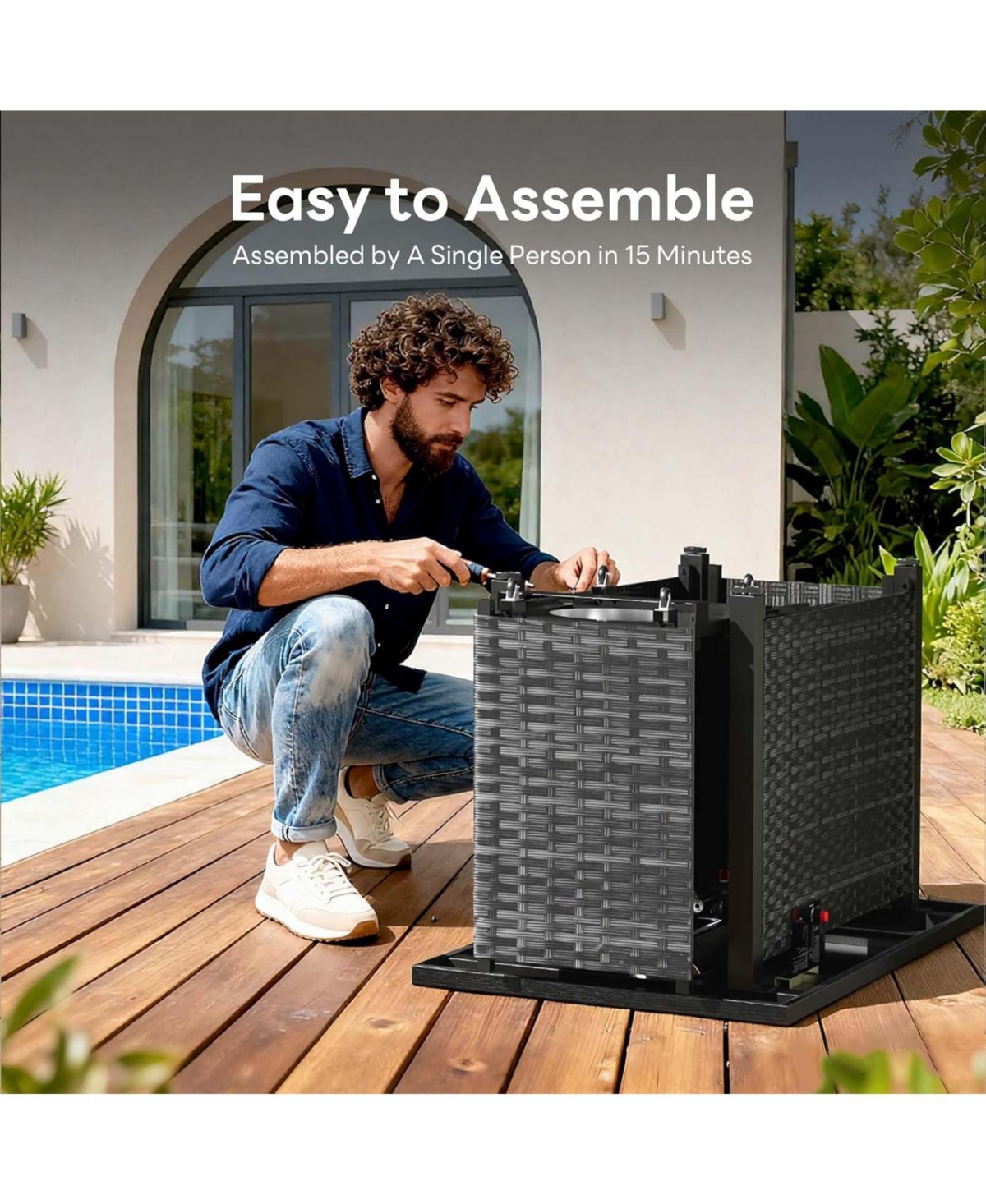 Cowsar Inch Propane Fire Pit, 50