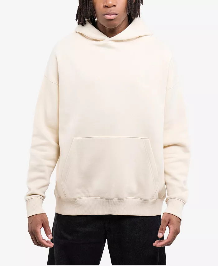 Men's Oversized Drop-Shoulder Long-Sleeve Pullover Hoodie