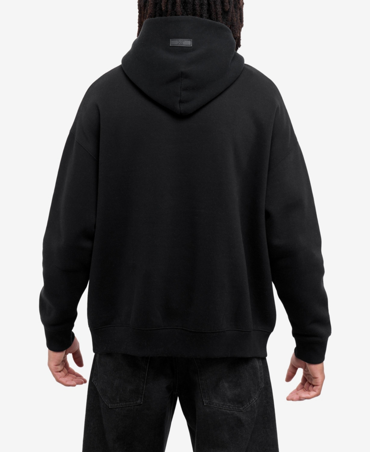 Xray Men's Oversized Drop-Shoulder Long-Sleeve Pullover Hoodie