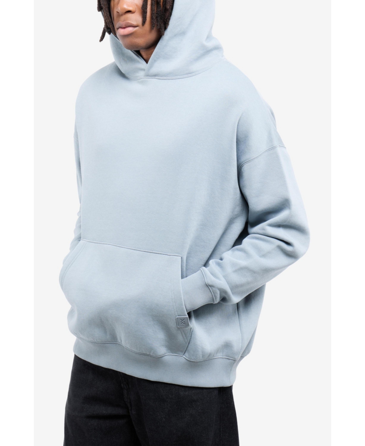 Xray Men's Oversized Drop-Shoulder Long-Sleeve Pullover Hoodie
