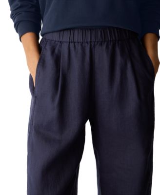 Women's Ankle Pleated Lantern Pants