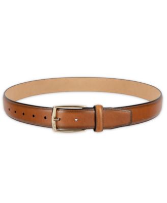 Men's Luxury Pebbled Leather Belt