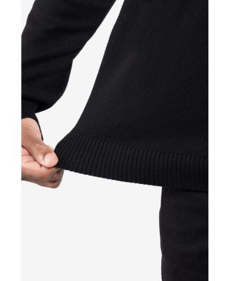 Men's SPRING + MERCER Quarter Zip Mock Neck Sweater