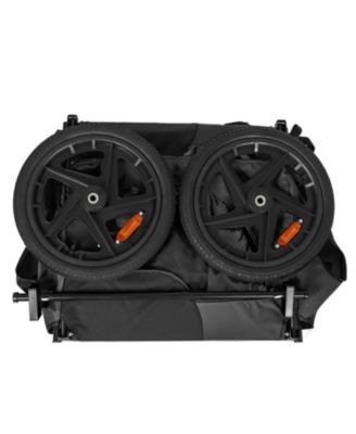 Black+Orange Outdoor Heavy Duty Collapsible Kitten Bike Trailer