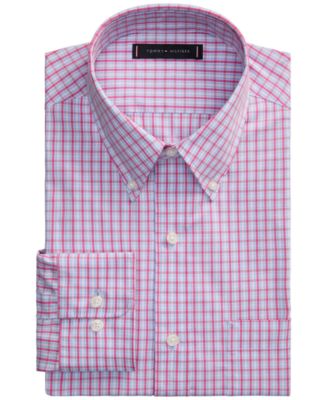 Men's Multi Plaid Long-Sleeve Dress Shirt