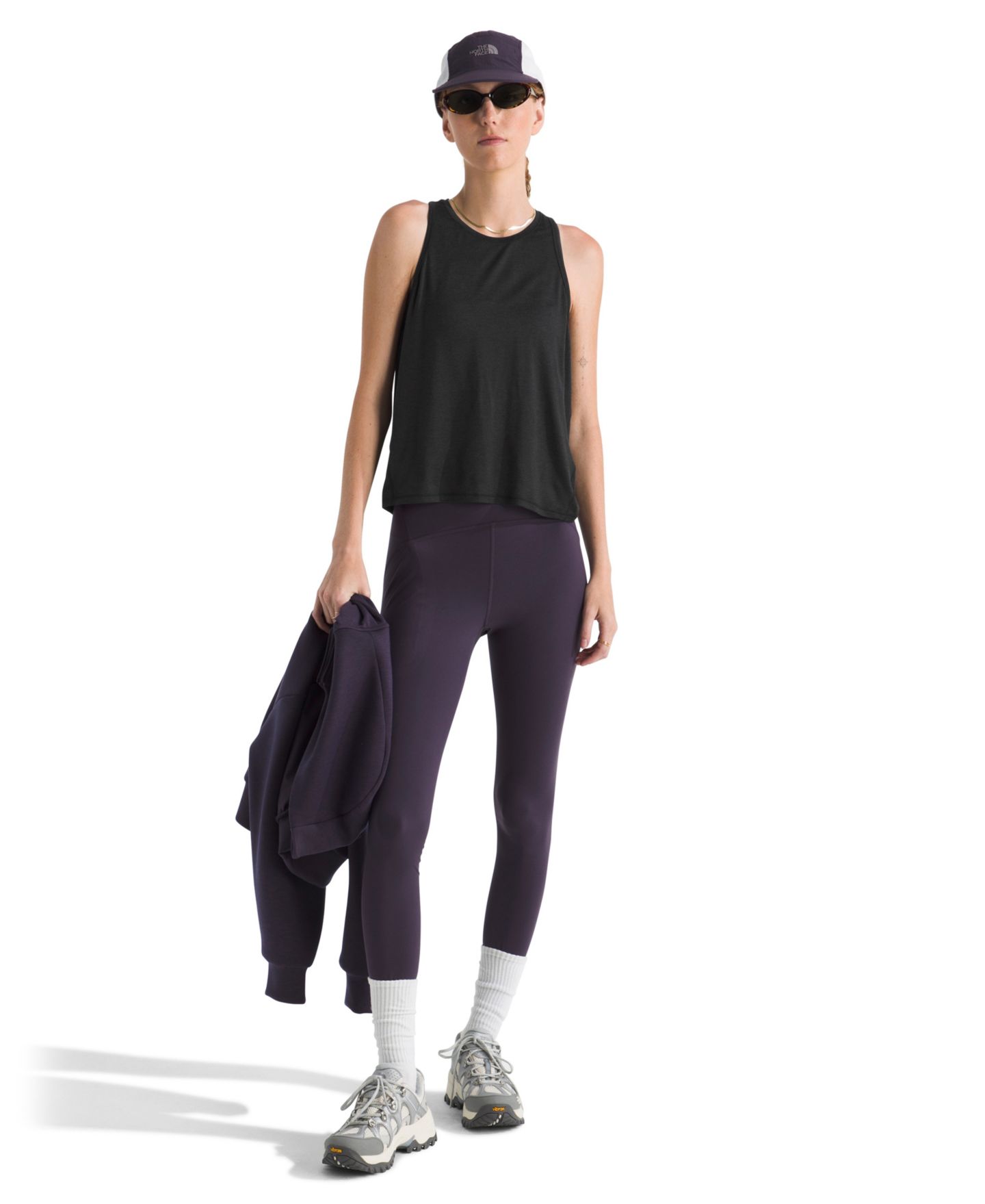 Женский топ The North Face Jaida Sleeveless, цвет: Чёрный тёмный меланжевый — фото 2