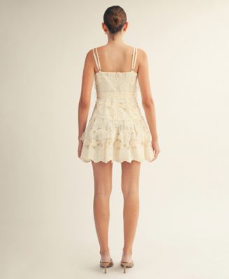 Women's Square Neck Mini Dress