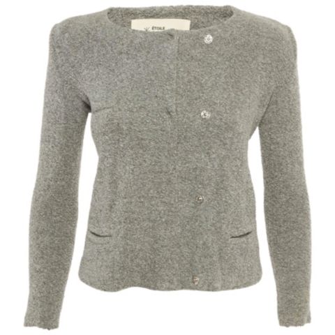 Женские кардиганы Pre-Owned Isabel Marant Women's Etoile Grey Textured Knit Button Front Cardigan