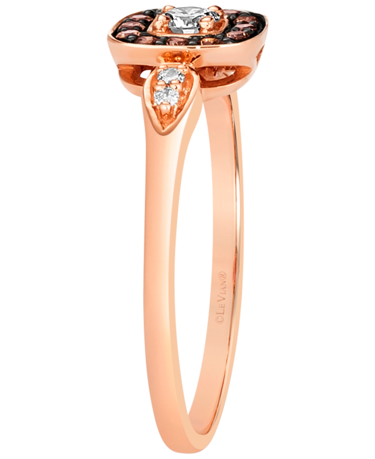 Le Vian Nude Diamond (0.13 ct. t.w.) & Chocolate Diamond (0.11 ct. t.w.) Ring in 14k Strawberry Gold