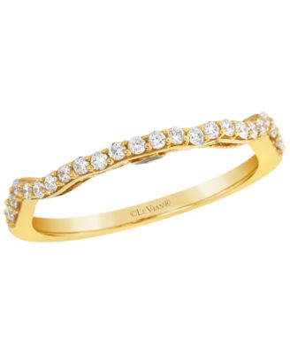 Chocolate Diamond (0.01 ct. t.w.) & Vanilla Diamond (0.20 ct. t.w.) Ring in 14k Honey Gold