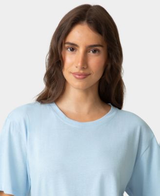 Women's Short-Sleeve Candied Boxy Sleep T-Shirt