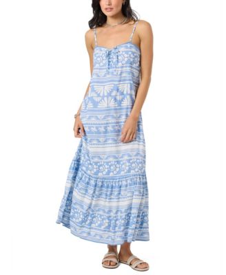 Women's Tasmin Abstract Sweetheart Neck Maxi Dress