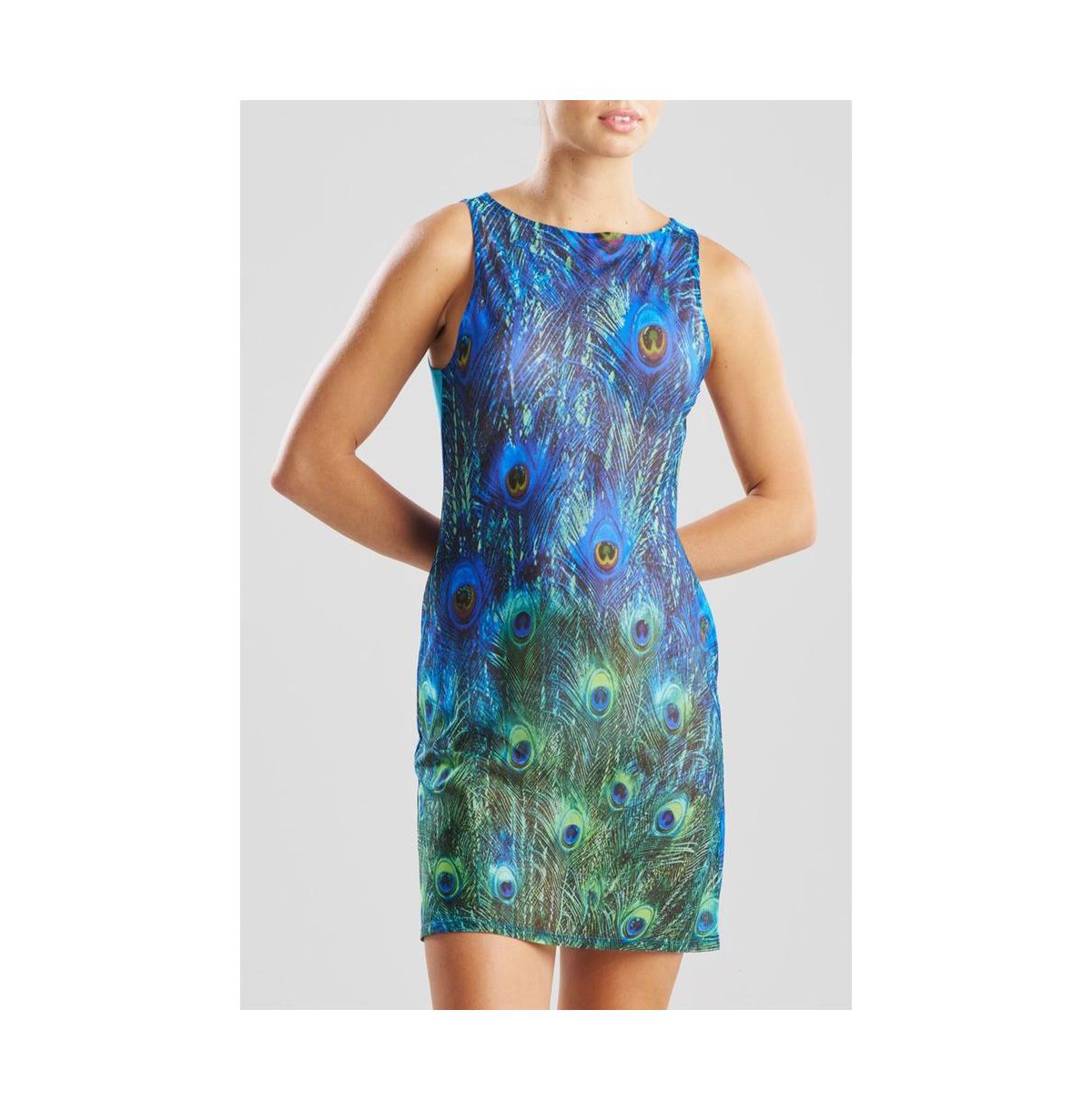Natori Women's Peacock - Mesh Mini Dress