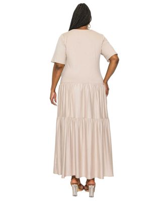 Plus Size Jourdan Tiered Maxi Dress
