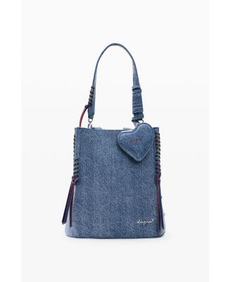 Women's Small denim heart backpack
