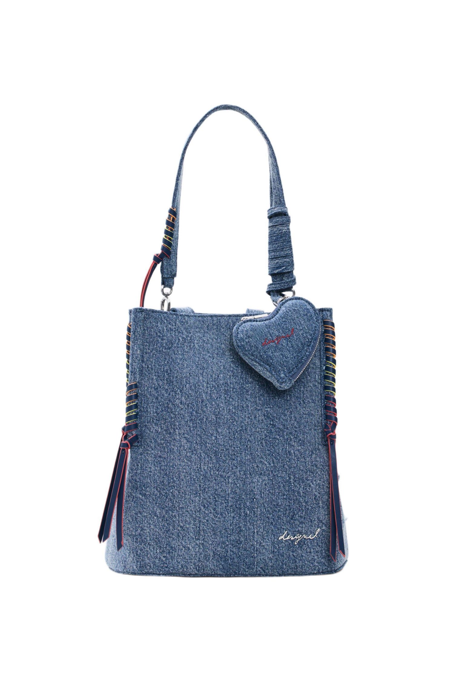 Women's Small denim heart backpack