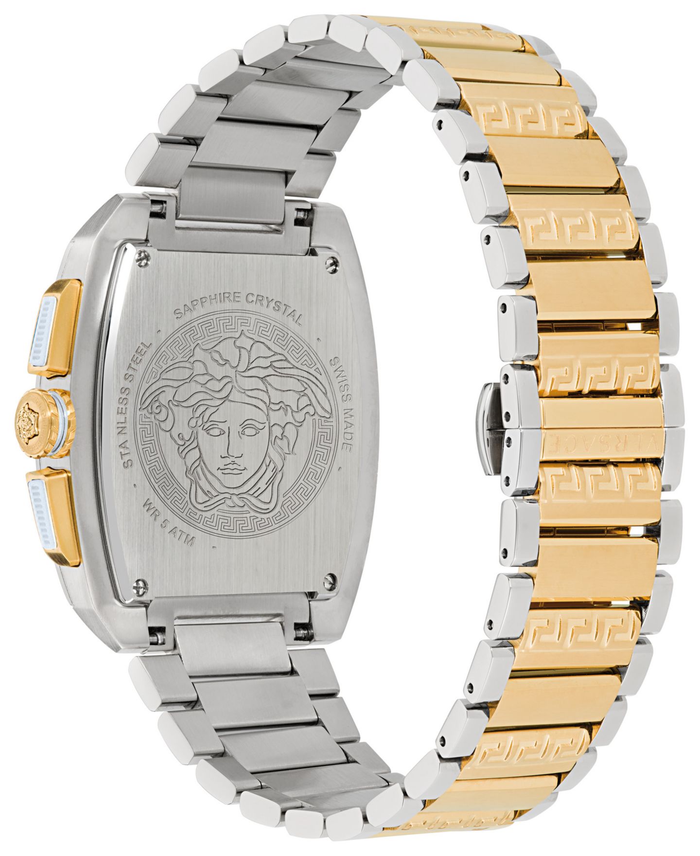 Мужские часы Versace Dominus Two-Tone Stainless Steel Bracelet Watch, 42X50mm — фото 3