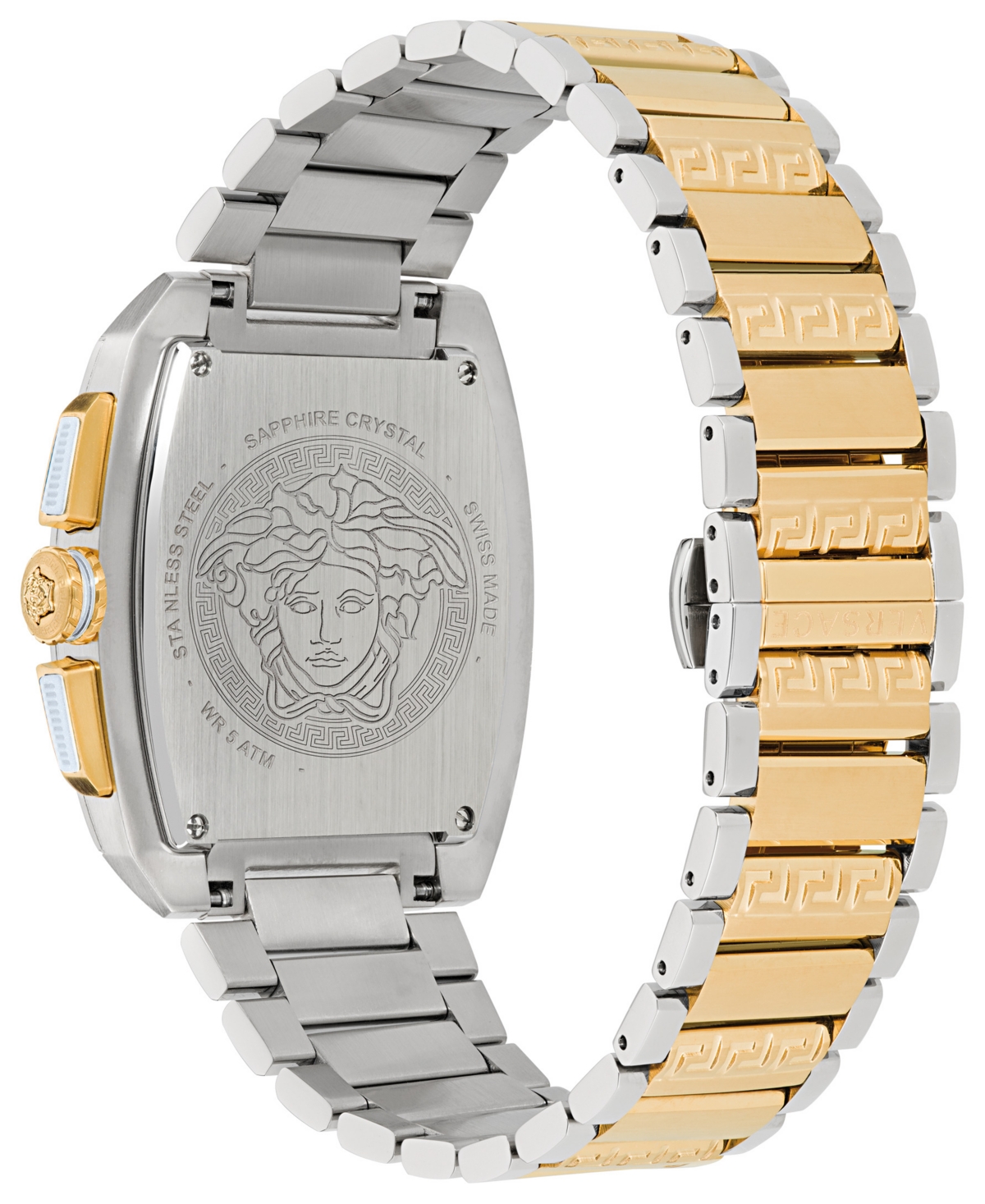 Versace Men's Dominus Two-Tone Stainless Steel Bracelet Watch