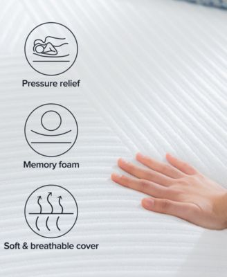 DreamVibe Essential 12" Medium Firm Tight Top Memory Foam Mattress in a Box, Twin