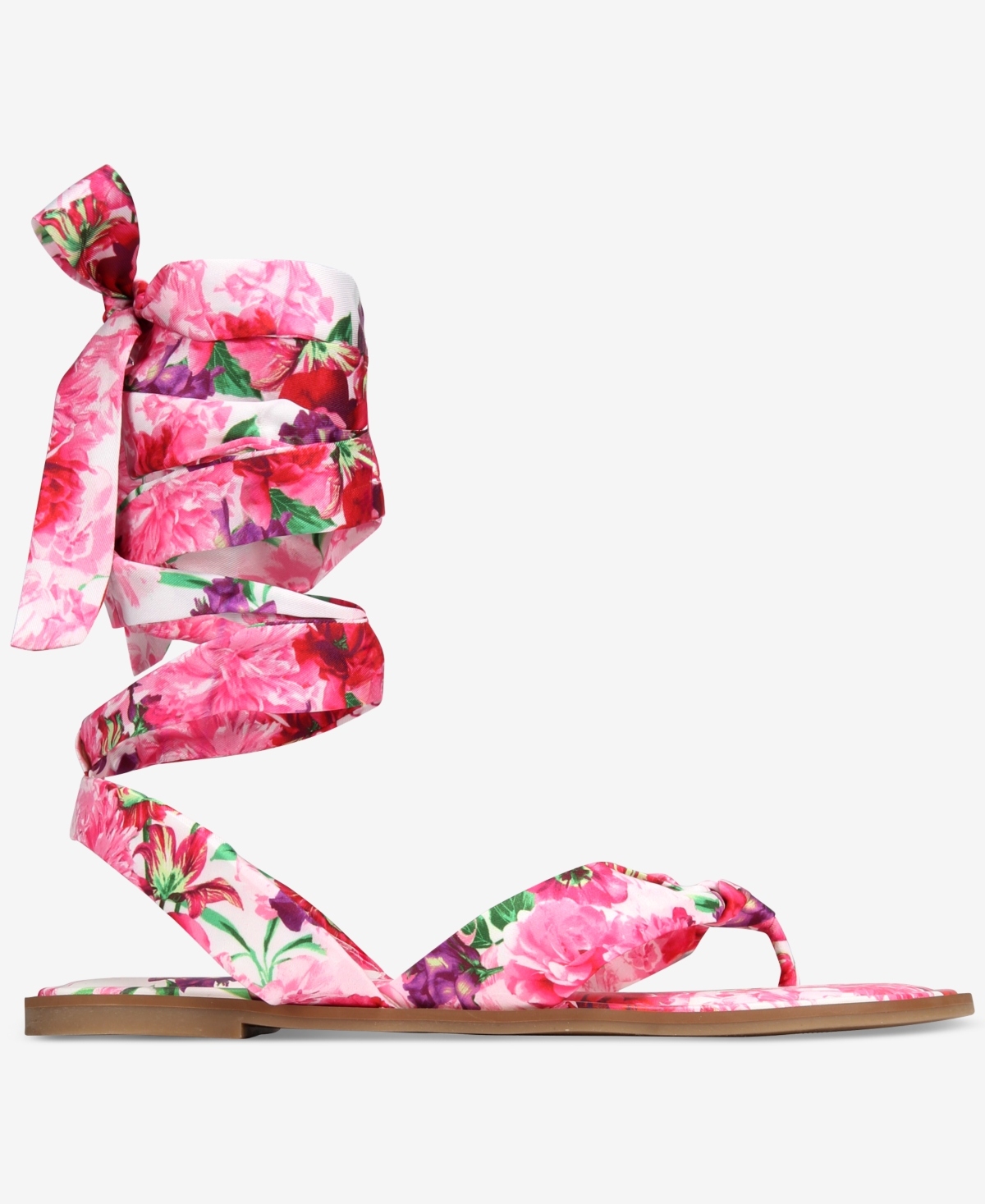I.n.c. International Concepts Women's Maris Ankle Tie Flat Sandals, Macy's Exclusive
