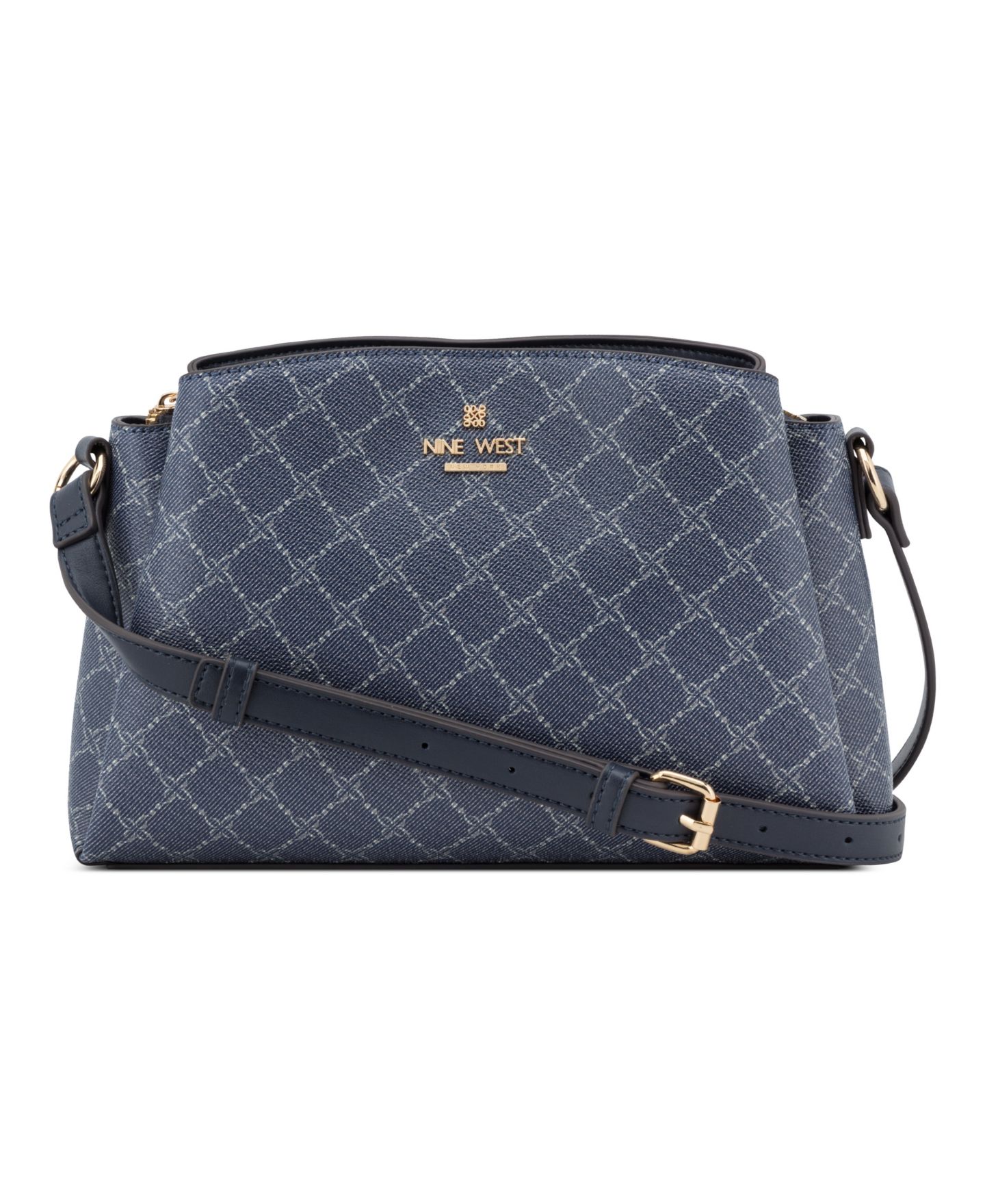 Женская сумка Nine West Luela Small Crossbody, цвет: Джинсовый тёмно-синий — фото 1