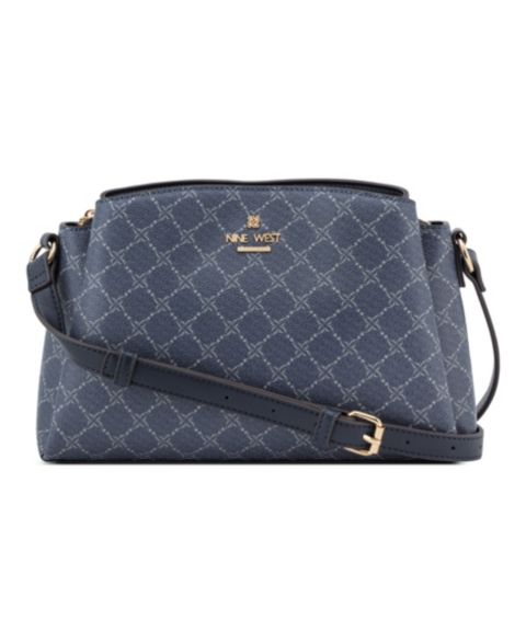 Женская сумка Nine West Luela Small Crossbody, цвет: Джинсовый тёмно-синий
