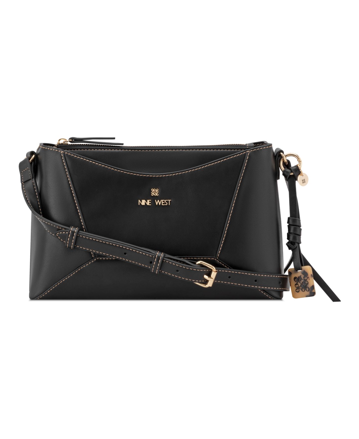 Женская сумка Nine West Zoey Small Crossbody, цвет: Чёрный — фото 1