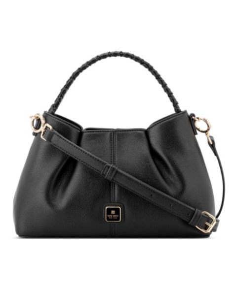 Женская сумка Nine West Gatlin Medium Top Handle Satchel, цвет: Чёрный
