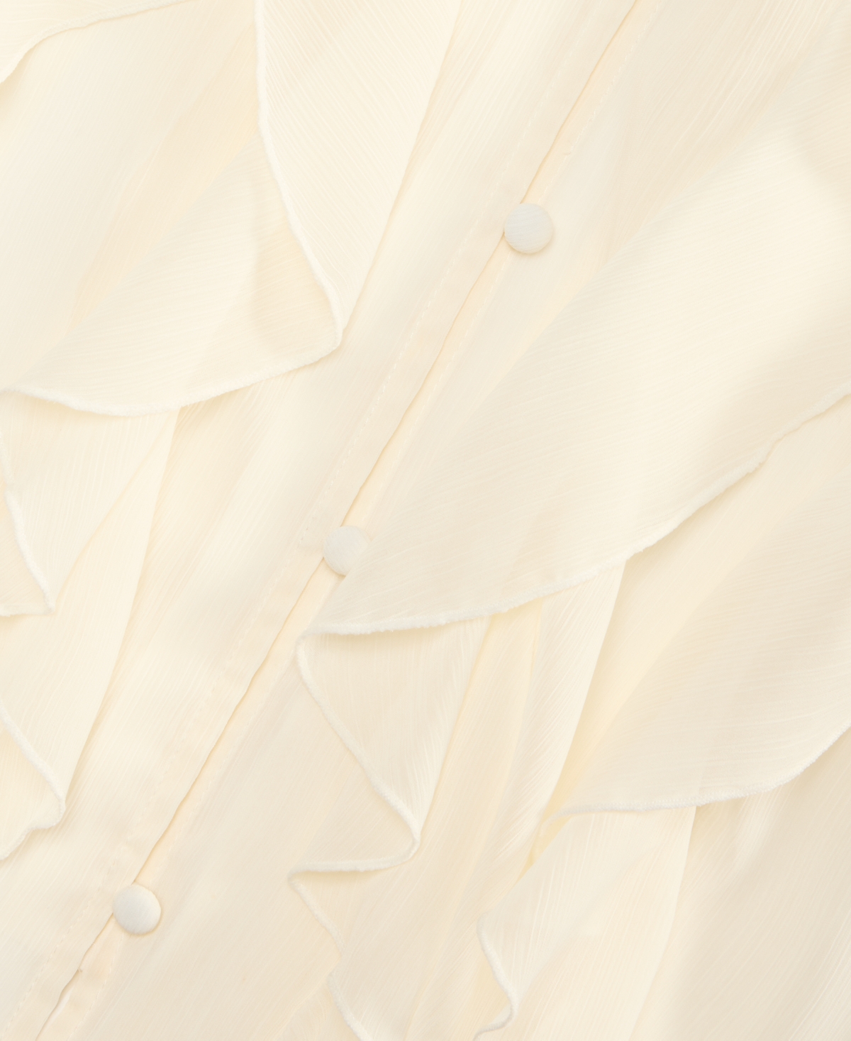 I.n.c. International Concepts Petite V-Neck Ruffled Blouse, Created for Macy's