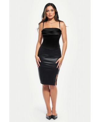 Women's Draped Sculpting Floral-Print Camisole Top