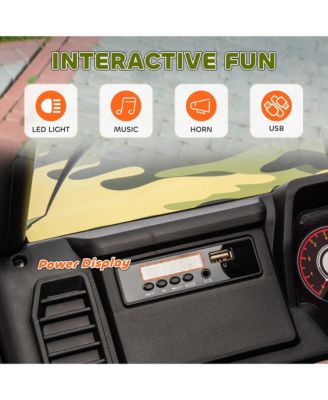 12V Kids Ride On Car with Parent Remote Control for Ages 3 to 6