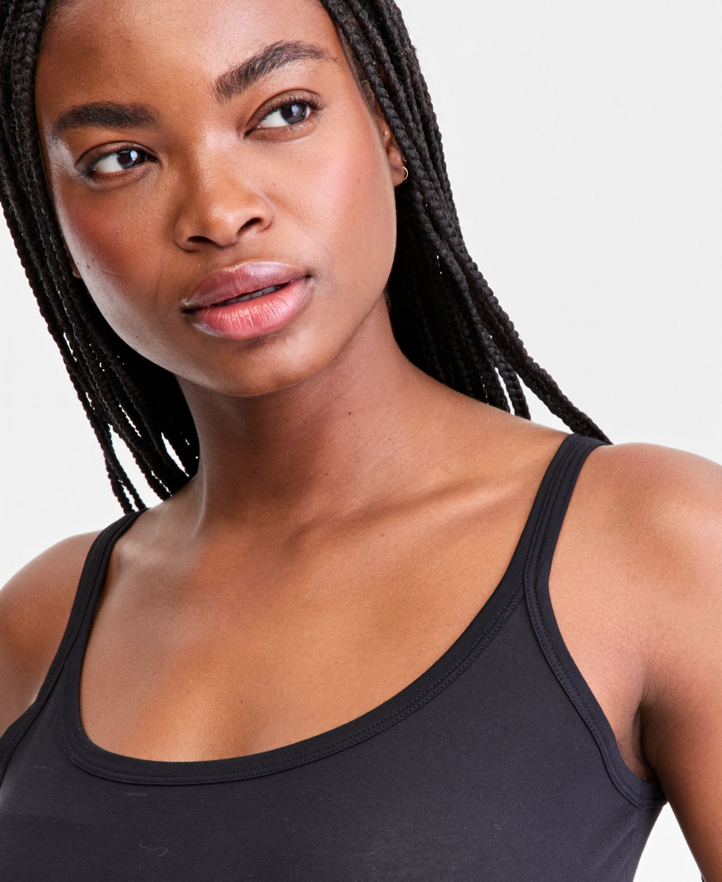 Женский топ Jockey Super Soft Breathable Camisole 2074, цвет: Чёрный — фото 4
