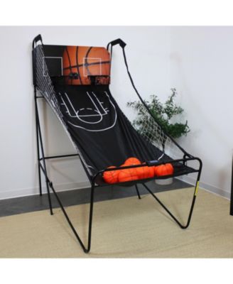 Indoor Folding 2-Player Arcade Basketball Game with 8 Game Modes and Electronic Scorer - 81"