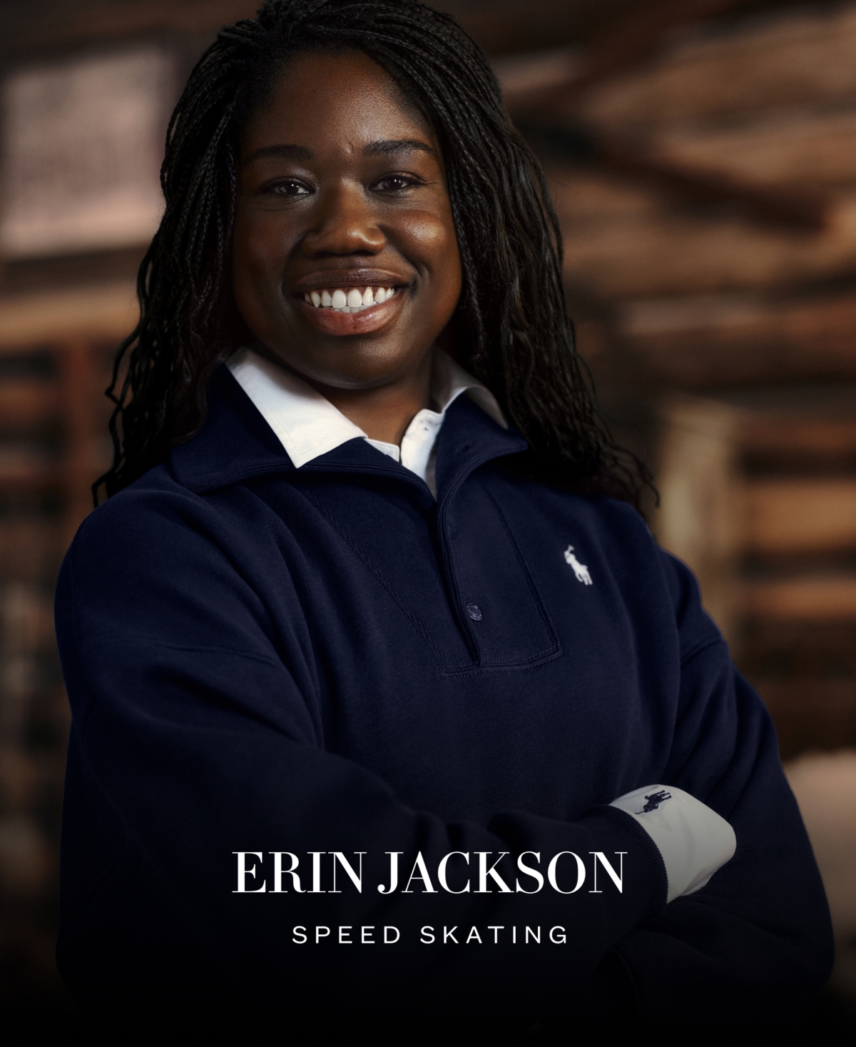 Polo Ralph Lauren Women's Buttoned Mock Neck Sweatshirt