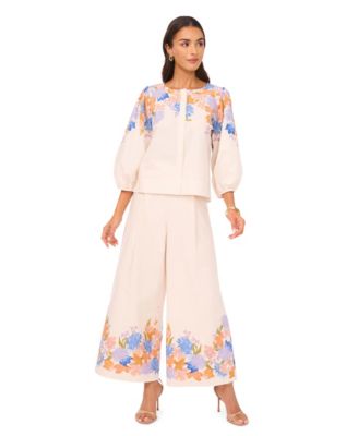 Women's Wide Leg Pleated Pants