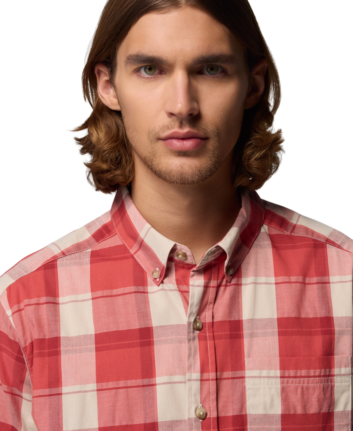Columbia Men's Rapid Rivers Short Sleeve Plaid Shirt