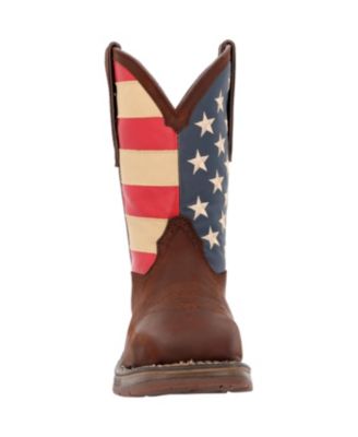 Men's Workin' Rebel Patriotic Steel Toe Work Boot