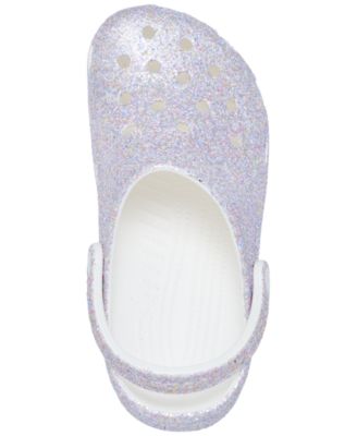 Big Girls Glitter Classic Clogs from Finish Line