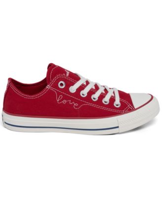Women's Chuck Taylor All Star Valentine's Day Low Top Casual Sneakers from Finish Line