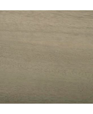  Acacia Wood Dining Bench, Light Gray Oak