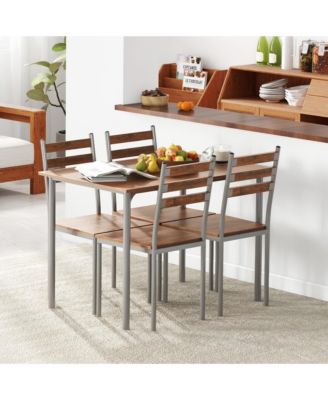 Contemporary Themed Eating Space w/Four Seats For Family Dinners or BBQ's