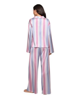 Women's Striped Top & Pants, 2-Piece Set