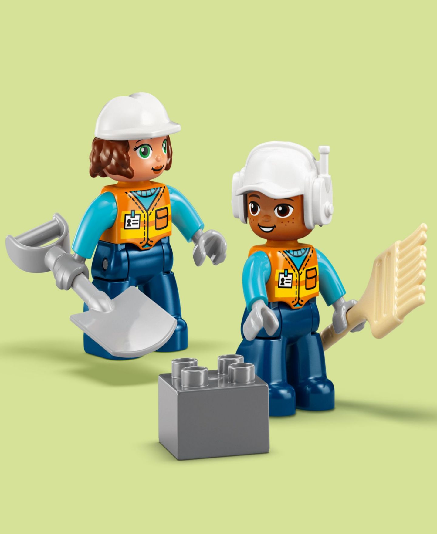 Детские конструкторы LEGO® Duplo Town 3 in 1 Construction Site and Vehicle Toy 10476, 84 Pieces — фото 6