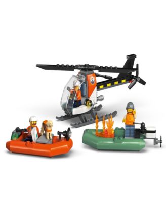 City Coast Guard Rescue Boat Helicopter Building Set 60504, 742 Pieces
