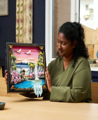 Art Japanese Cherry Blossom Landscape Building Set 31218, 1892 Pieces