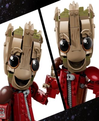 Marvel Ravager Jumpsuit Groot Kids Building Toy 76341, 604 Pieces
