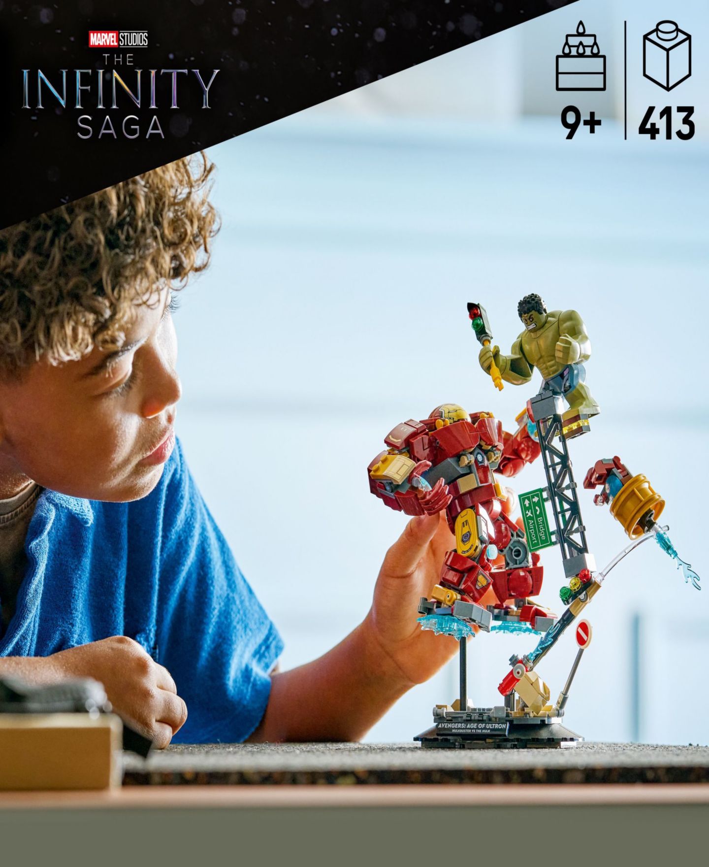 Детский конструктор LEGO® Marvel Epic Battle: Hulkbuster vs. The Hulk Building Set 76343, 413 Pieces — фото 2